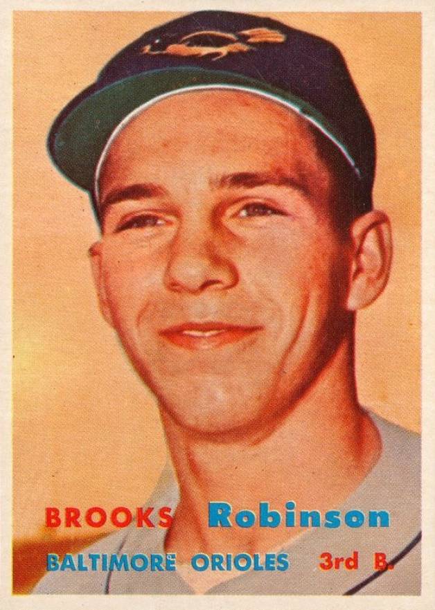 1957 Topps Brooks Robinson #328 Baseball Card