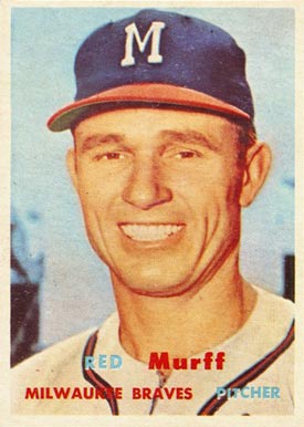 1957 Topps Red Murff #321 Baseball Card