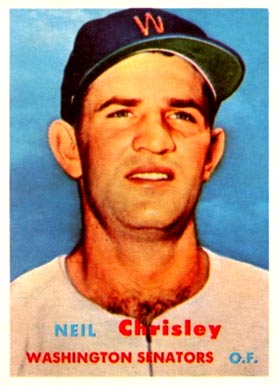 1957 Topps Neil Chrisley #320 Baseball Card