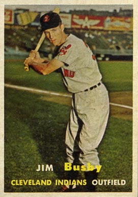 1957 Topps Jim Busby #309 Baseball Card