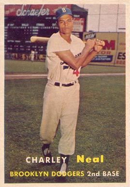 1957 Topps Charley Neal #242 Baseball Card