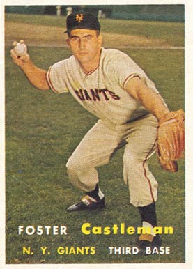 1957 Topps Foster Castleman #237 Baseball Card