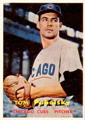 1957 Topps Tom Poholsky #235 Baseball Card