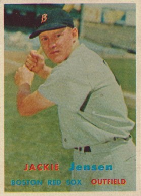 1957 Topps Jackie Jensen #220 Baseball Card