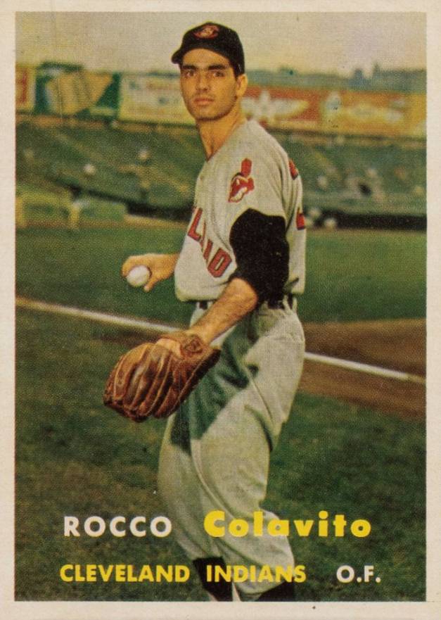 1957 Topps Rocky Colavito #212 Baseball Card