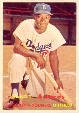1957 Topps Sandy Amoros #201 Baseball Card