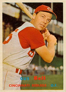 1957 Topps Gus Bell #180 Baseball Card