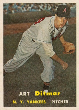 1957 Topps Art Ditmar #132 Baseball Card