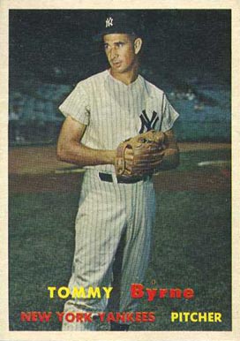 1957 Topps Tommy Byrne #108 Baseball Card