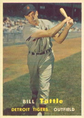 1957 Topps Bill Tuttle #72 Baseball Card