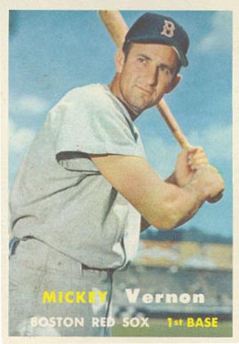 1957 Topps Mickey Vernon #92 Baseball Card