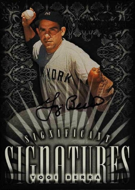 1998 Donruss Signature Significant Signature Yogi Berra # Baseball Card