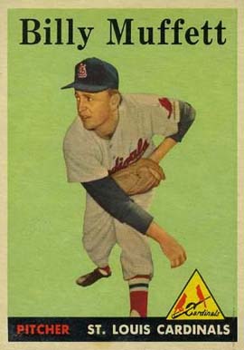 1958 Topps Billy Muffett #143 Baseball Card