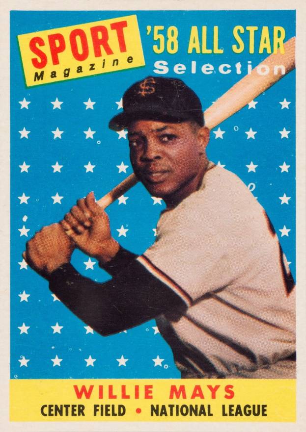 1958 Topps Willie Mays #486 Baseball Card