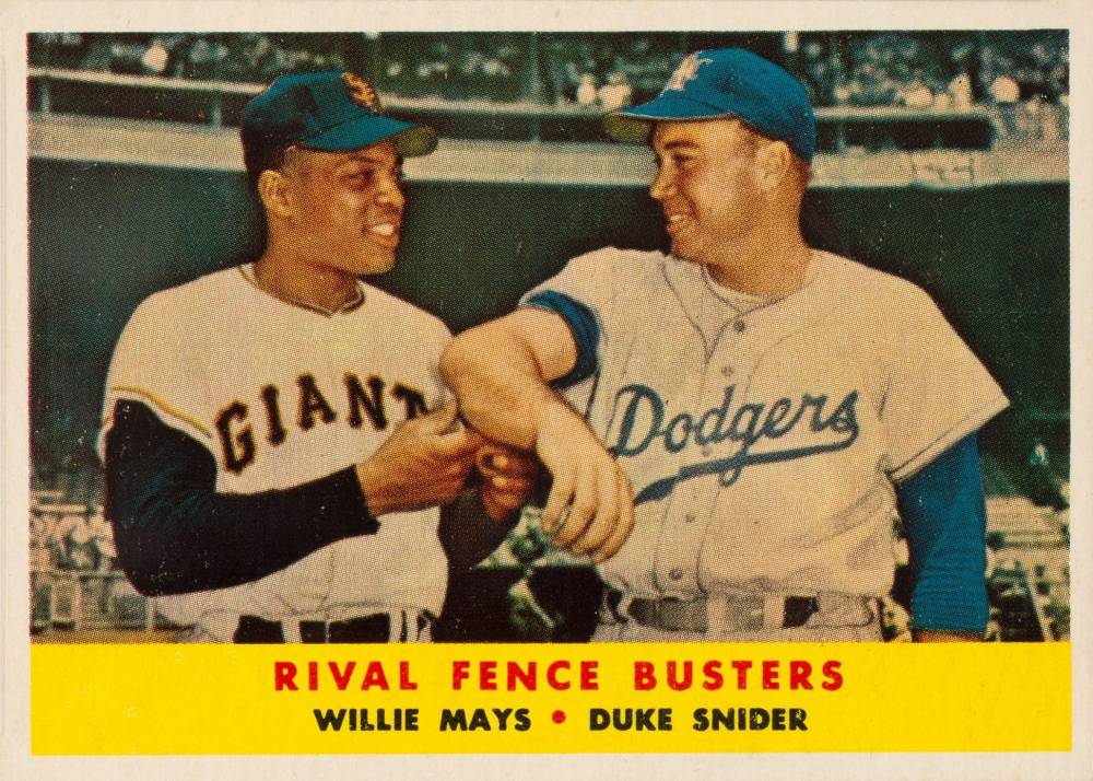 1958 Topps Rival Fence Busters #436 Baseball Card