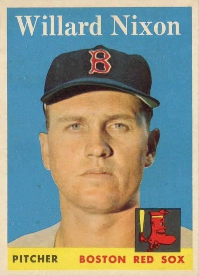 1958 Topps Willard Nixon #395 Baseball Card