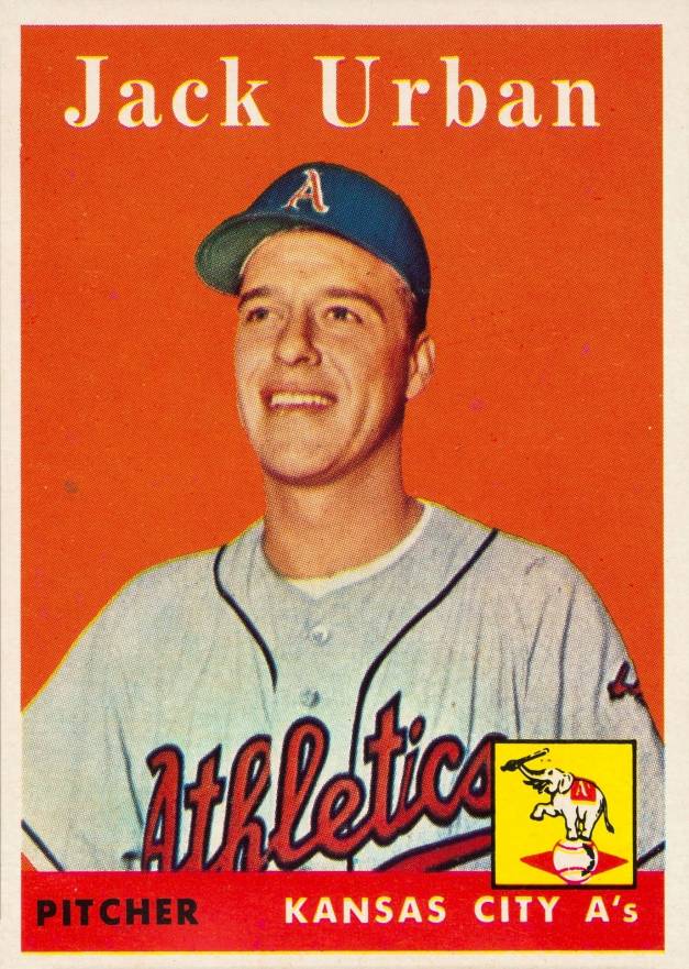 1958 Topps Jack Urban #367 Baseball Card