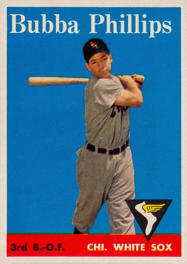 1958 Topps Bubba Phillips #212 Baseball Card