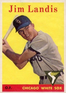 1958 Topps Jim Landis #108y Baseball Card