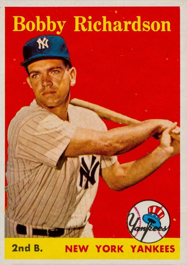 1958 Topps Bobby Richardson #101y Baseball Card