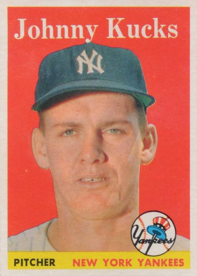 1958 Topps Johnny Kucks #87 Baseball Card