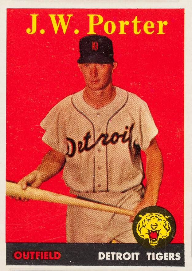 1958 Topps J.W. Porter #32y Baseball Card