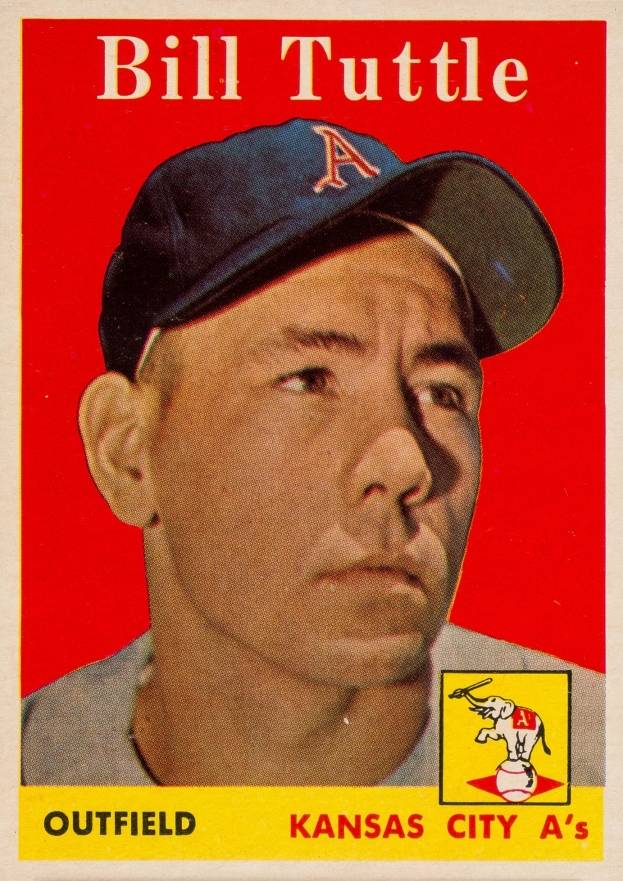 1958 Topps Bill Tuttle #23 Baseball Card