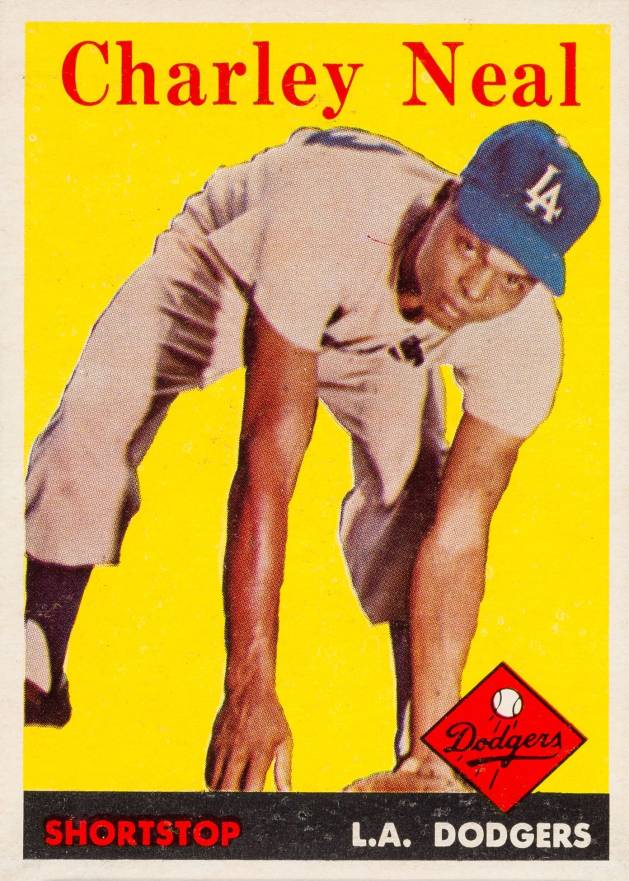 1958 Topps Charley Neal #16 Baseball Card