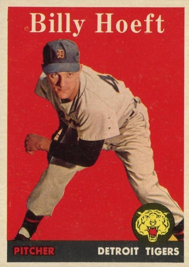 1958 Topps Billy Hoeft #13w-ot Baseball Card