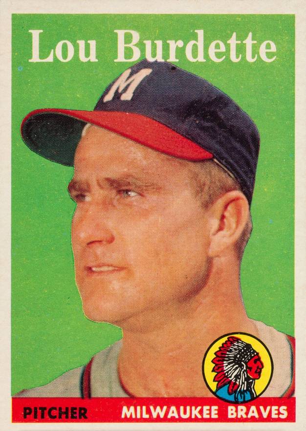 1958 Topps Lou Burdette #10 Baseball Card