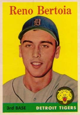 1958 Topps Reno Bertoia #232 Baseball Card