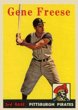 1958 Topps Gene Freese #293 Baseball Card