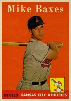 1958 Topps Mike Baxes #302 Baseball Card