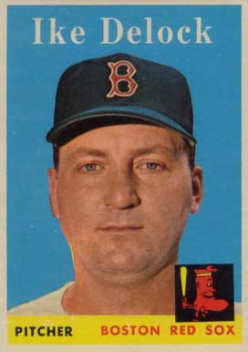 1958 Topps Ike Delock #328 Baseball Card