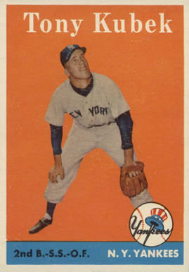 1958 Topps Tony Kubek #393 Baseball Card