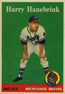 1958 Topps Harry Hanebrink #454 Baseball Card