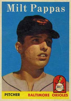 1958 Topps Milt Pappas #457 Baseball Card