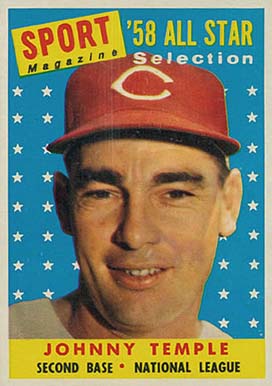 1958 Topps Johnny Temple #478 Baseball Card