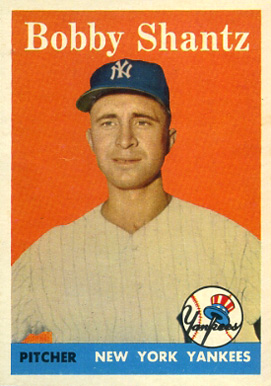 1958 Topps Bobby Shantz #419 Baseball Card
