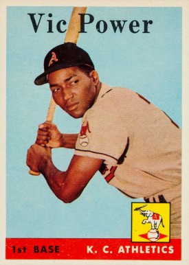1958 Topps Vic Power #406 Baseball Card