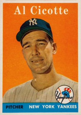 1958 Topps Al Cicotte #382 Baseball Card