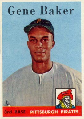 1958 Topps Gene Baker #358 Baseball Card