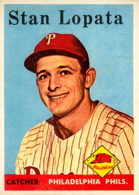 1958 Topps Stan Lopata #353 Baseball Card