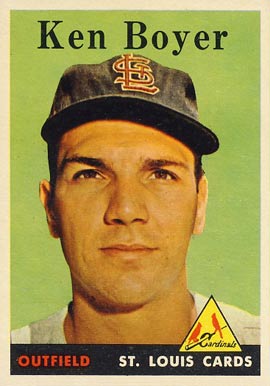 1958 Topps Ken Boyer #350 Baseball Card