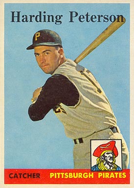 1958 Topps Harding Peterson #322 Baseball Card