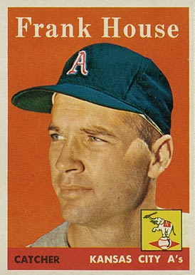 1958 Topps Frank House #318 Baseball Card