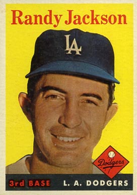 1958 Topps Randy Jackson #301 Baseball Card