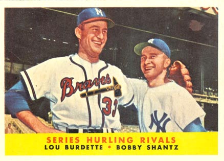 1958 Topps Series Hurling Rivals #289 Baseball Card