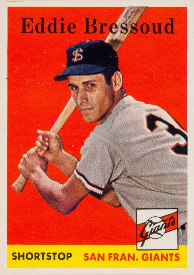 1958 Topps Eddie Bressoud #263 Baseball Card
