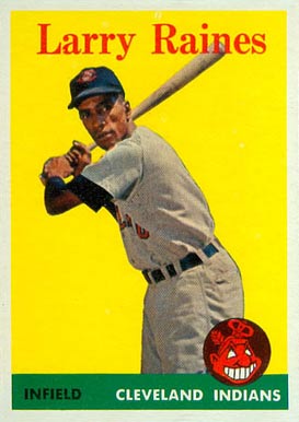 1958 Topps Larry Raines #243 Baseball Card